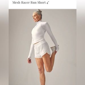 Athleta Mesh Racer Run Short 4”